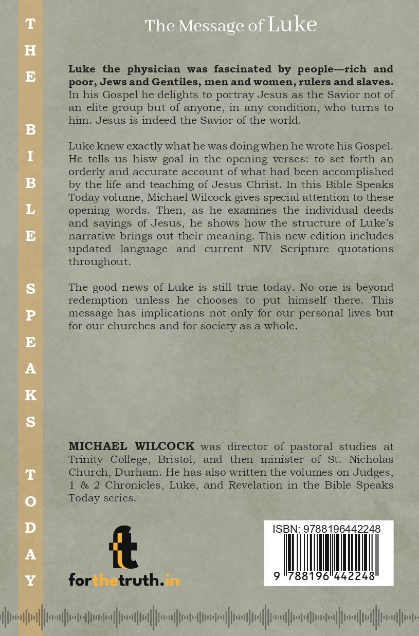 The Message Of Luke FOR THE TRUTH the-message-of-luke-for-the-truth