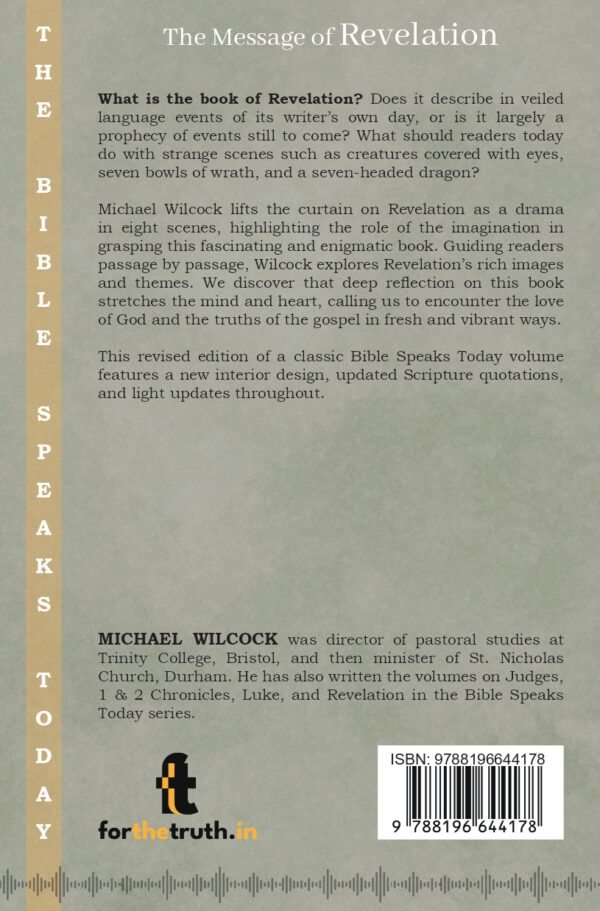 The Message of Revelation back cover